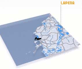 3d view of La Peña