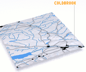 3d view of Cold Brook