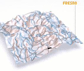 3d view of Fresno