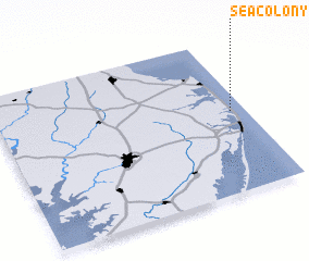 3d view of Sea Colony