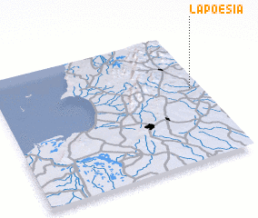 3d view of La Poesía