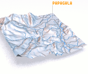 3d view of Papagalá