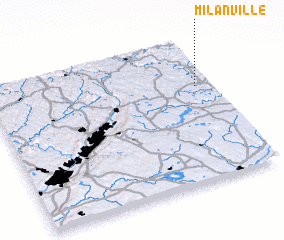 3d view of Milanville