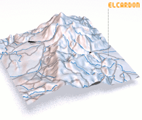 3d view of El Cardón