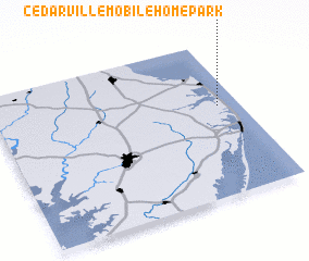 3d view of Cedarville Mobile Home Park