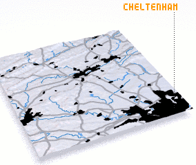 3d view of Cheltenham