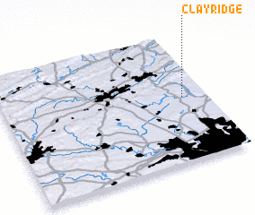 3d view of Clay Ridge