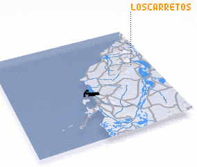 3d view of Los Carretos