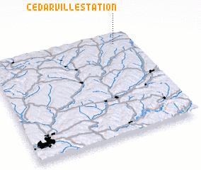 3d view of Cedarville Station