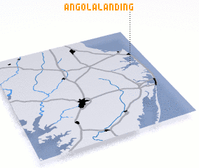 3d view of Angola Landing