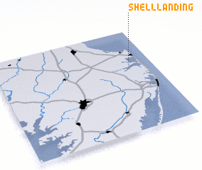 3d view of Shell Landing