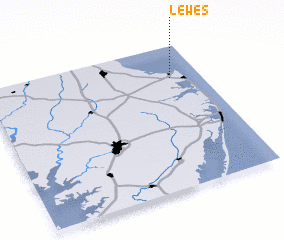 3d view of Lewes