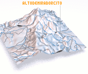 3d view of Alto de Miradorcito