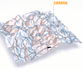 3d view of Samaná