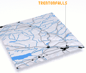 3d view of Trenton Falls