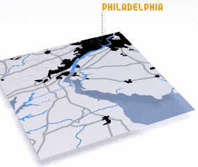 3d view of Philadelphia