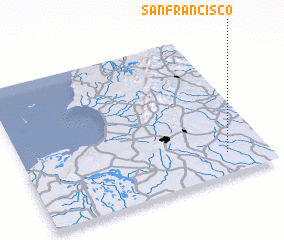 3d view of San Francisco