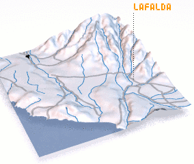 3d view of La Falda