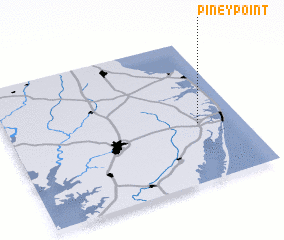 3d view of Piney Point