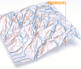 3d view of San Miguel
