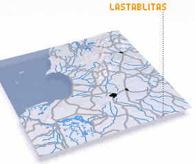 3d view of Las Tablitas