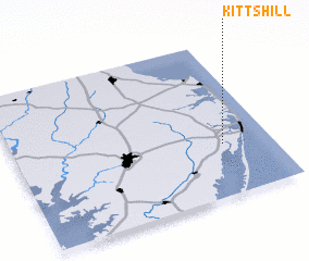 3d view of Kitts Hill