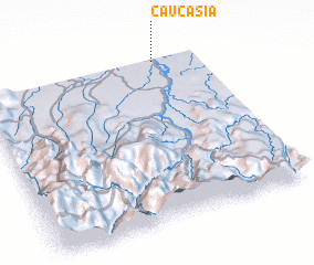 3d view of Caucasia