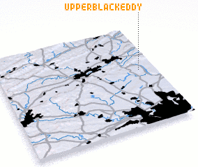 3d view of Upper Black Eddy