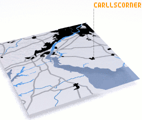 3d view of Carlls Corner