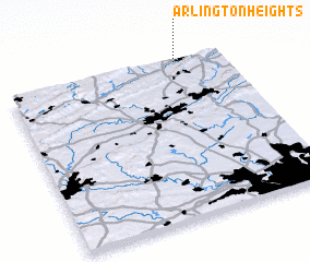 3d view of Arlington Heights
