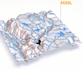 3d view of Peñol