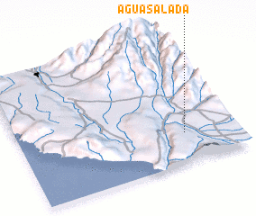 3d view of Agua Salada