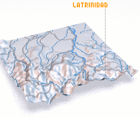 3d view of La Trinidad