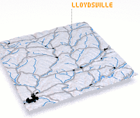 3d view of Lloydsville