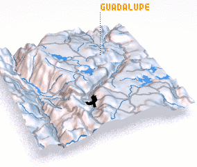 3d view of Guadalupe