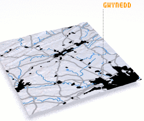 3d view of Gwynedd