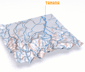 3d view of Tamaná