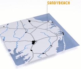 3d view of Sandy Beach