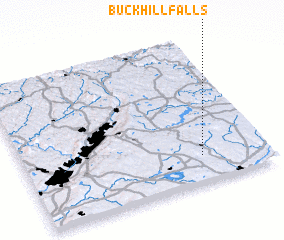 3d view of Buck Hill Falls