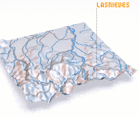 3d view of Las Nieves