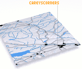 3d view of Careys Corners