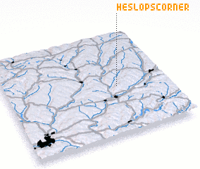 3d view of Heslops Corner