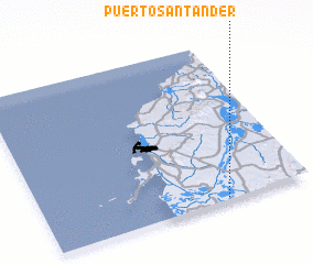 3d view of Puerto Santander