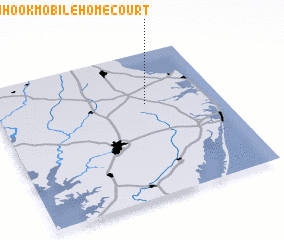 3d view of Fish Hook Mobile Home Court