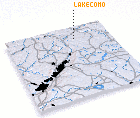 3d view of Lake Como