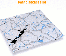 3d view of Paradise Crossing