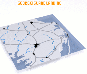 3d view of George Island Landing