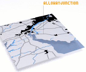 3d view of Alloway Junction