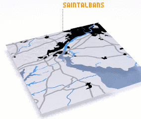 3d view of Saint Albans