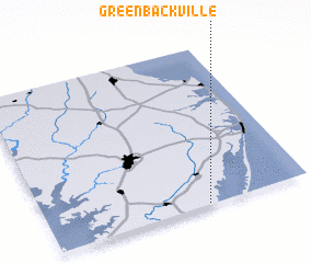 3d view of Greenbackville